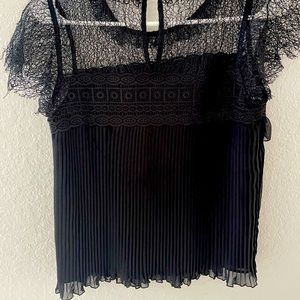 Free Generation Los Angeles size S black blouse